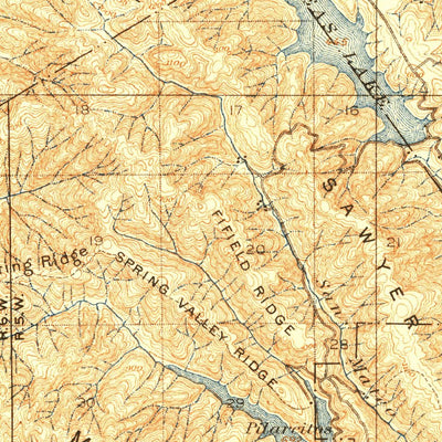 United States Geological Survey San Mateo, CA (1915, 62500-Scale) digital map
