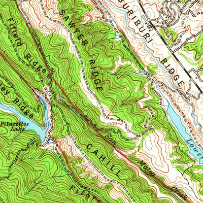 United States Geological Survey San Mateo, CA (1939, 62500-Scale) digital map