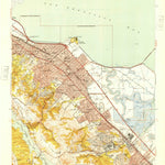 United States Geological Survey San Mateo, CA (1949, 24000-Scale) digital map