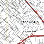 United States Geological Survey San Mateo, CA (2021, 24000-Scale) digital map