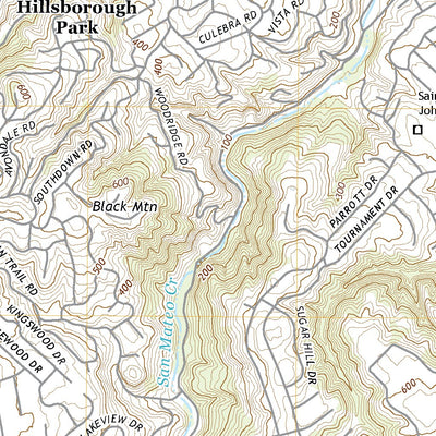 United States Geological Survey San Mateo, CA (2021, 24000-Scale) digital map