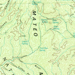 United States Geological Survey San Mateo Mountains, NM (1979, 100000-Scale) digital map