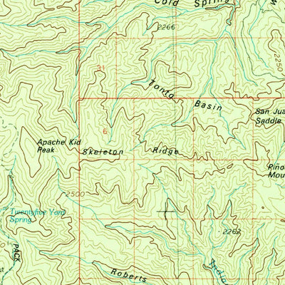United States Geological Survey San Mateo Mountains, NM (1979, 100000-Scale) digital map