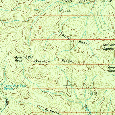 United States Geological Survey San Mateo Mountains, NM (1979, 100000-Scale) digital map