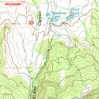 United States Geological Survey San Mateo, NM (1995, 24000-Scale) digital map