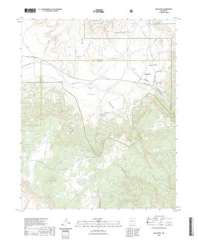 United States Geological Survey San Mateo, NM (2023, 24000-Scale) digital map