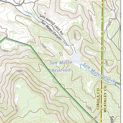 United States Geological Survey San Mateo, NM (2023, 24000-Scale) digital map