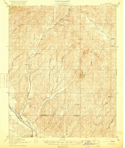 United States Geological Survey San Miguel, CA (1919, 62500-Scale) digital map