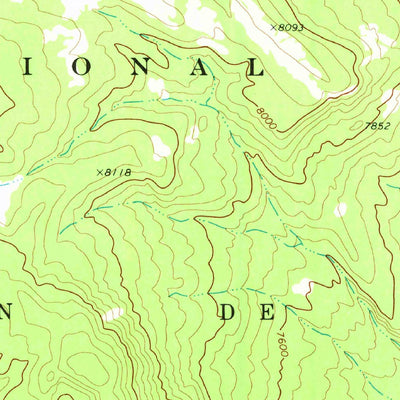 United States Geological Survey San Miguel Mountain, NM (1970, 24000-Scale) digital map