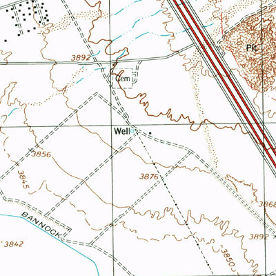 United States Geological Survey San Miguel, NM (1996, 24000-Scale) digital map