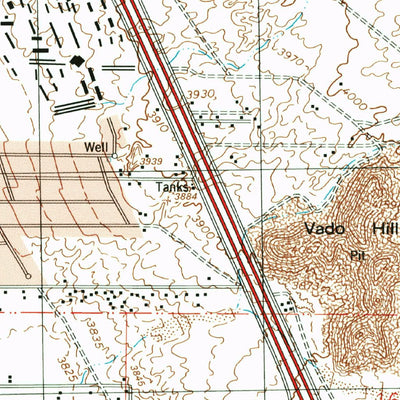 United States Geological Survey San Miguel, NM (1996, 24000-Scale) digital map