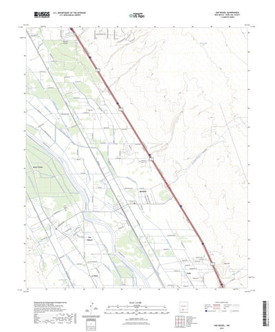 United States Geological Survey San Miguel, NM (2023, 24000-Scale) digital map