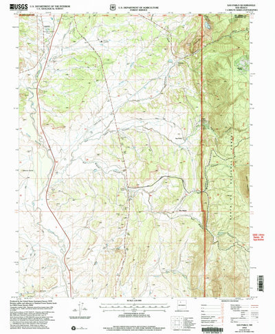 United States Geological Survey San Pablo, NM (2002, 24000-Scale) digital map