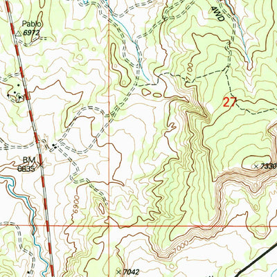 United States Geological Survey San Pablo, NM (2002, 24000-Scale) digital map