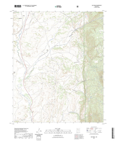 United States Geological Survey San Pablo, NM (2023, 24000-Scale) digital map