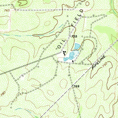 United States Geological Survey San Pablo, TX (1968, 24000-Scale) digital map