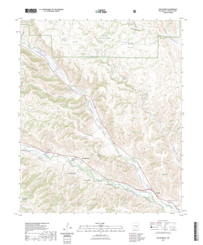 United States Geological Survey San Patricio, NM (2023, 24000-Scale) digital map