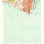 United States Geological Survey San Pedro, CA (1951, 24000-Scale) digital map