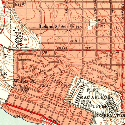 United States Geological Survey San Pedro, CA (1951, 24000-Scale) digital map