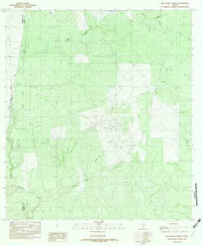 United States Geological Survey San Pedro Creek, TX (1982, 24000-Scale) digital map