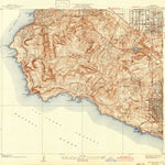 United States Geological Survey San Pedro Hills, CA (1942, 24000-Scale) digital map