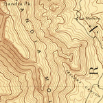 United States Geological Survey San Pedro, NM (1892, 125000-Scale) digital map