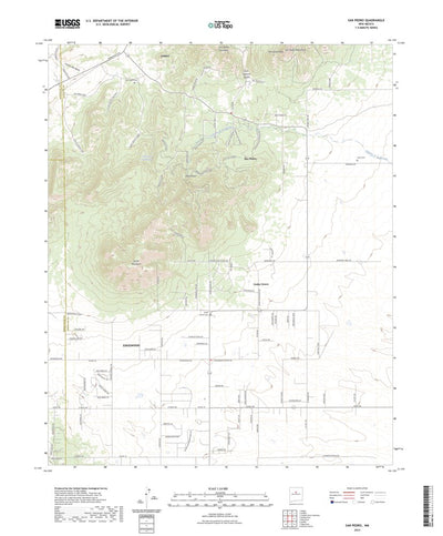 United States Geological Survey San Pedro, NM (2023, 24000-Scale) digital map
