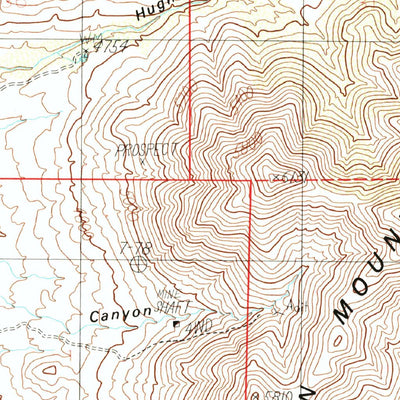 United States Geological Survey San Pedro Ranch, AZ (1985, 24000-Scale) digital map