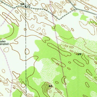 United States Geological Survey San Pedro Ranch, TX (1956, 24000-Scale) digital map