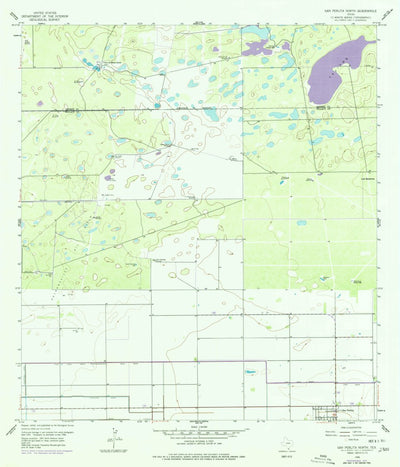 United States Geological Survey San Perlita North, TX (1956, 24000-Scale) digital map