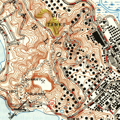 United States Geological Survey San Quentin, CA (1948, 24000-Scale) digital map