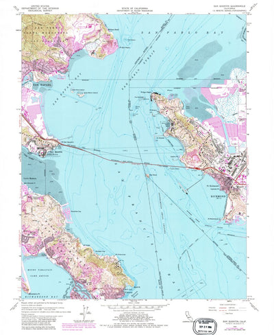 United States Geological Survey San Quentin, CA (1959, 24000-Scale) digital map