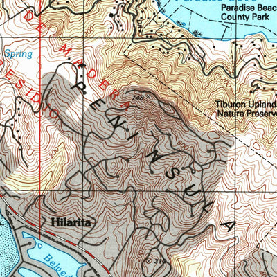 United States Geological Survey San Quentin, CA (1993, 24000-Scale) digital map
