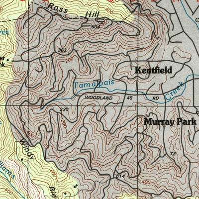 United States Geological Survey San Rafael, CA (1993, 24000-Scale) digital map