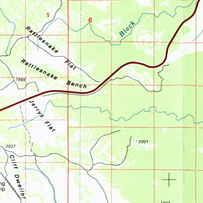 United States Geological Survey San Rafael Desert, UT (1985, 100000-Scale) digital map