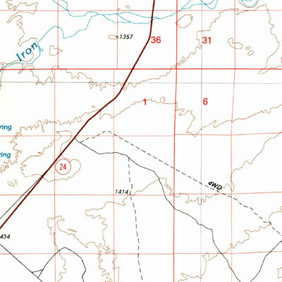 United States Geological Survey San Rafael Desert, UT (1986, 100000-Scale) digital map