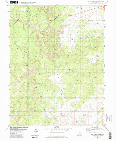 United States Geological Survey San Rafael Knob, UT (1983, 24000-Scale) digital map