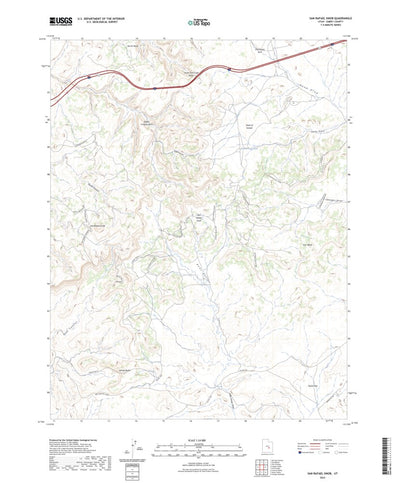 United States Geological Survey San Rafael Knob, UT (2023, 24000-Scale) digital map