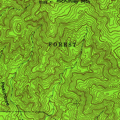 United States Geological Survey San Rafael Mountain, CA (1941, 62500-Scale) digital map