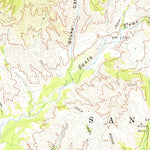 United States Geological Survey San Rafael Mountain, CA (1959, 62500-Scale) digital map