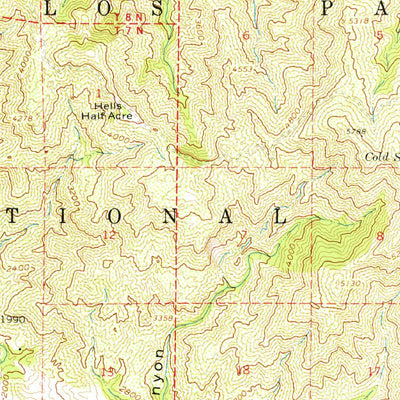 United States Geological Survey San Rafael Mountain, CA (1959, 62500-Scale) digital map