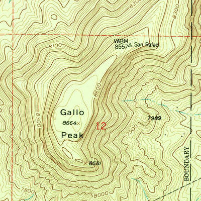 United States Geological Survey San Rafael, NM (1957, 24000-Scale) digital map