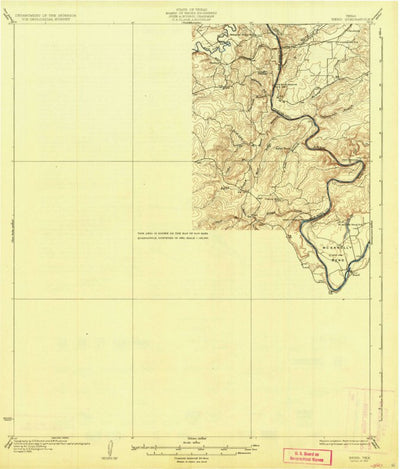 United States Geological Survey San Saba, TX (1931, 62500-Scale) digital map