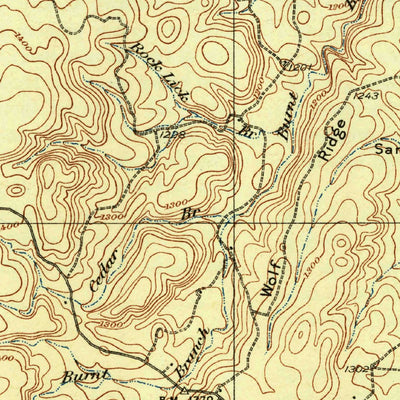 United States Geological Survey San Saba, TX (1931, 62500-Scale) digital map