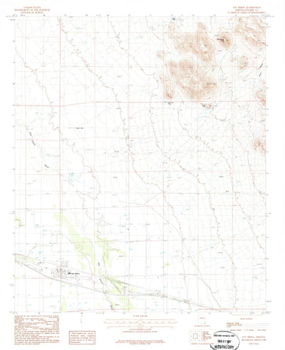 United States Geological Survey San Simon, AZ (1987, 24000-Scale) digital map