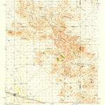 United States Geological Survey San Simon, AZ-NM (1951, 62500-Scale) digital map