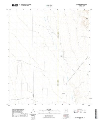 United States Geological Survey San Simon Cienega, NM (2020, 24000-Scale) digital map