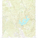 United States Geological Survey San Vicente Reservoir, CA (1955, 24000-Scale) digital map