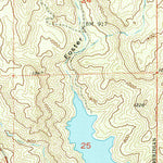 United States Geological Survey San Vicente Reservoir, CA (1955, 24000-Scale) digital map