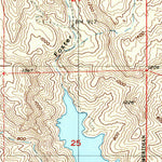 United States Geological Survey San Vicente Reservoir, CA (1996, 24000-Scale) digital map